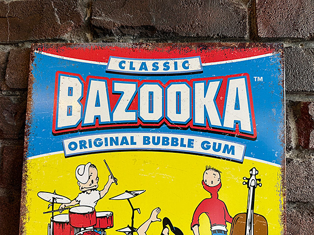 バズーカ　オリジナル　バブルガム　クラシック　ブリキ看板　（バズーカージョー） ■ アメリカン雑貨 アメリカ雑貨 |  | 01