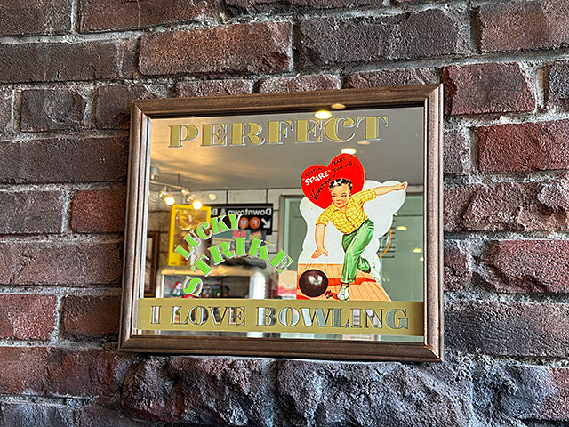 1980’s パブミラー アメリカン オールドアメリカン パブミラー （I LOVE BOWLING） : アメリカン雑貨