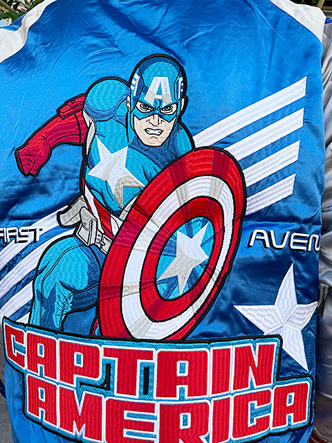 マーベル キャプテンアメリカ スカジャン Lサイズのみの展開 ユニ