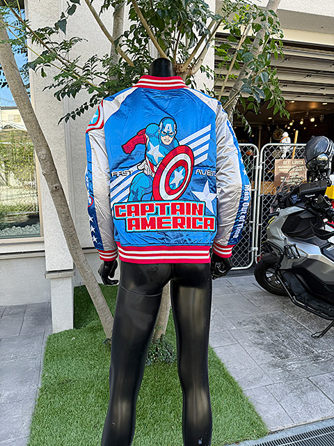 マーベル キャプテンアメリカ スカジャン Lサイズのみの展開 ユニ