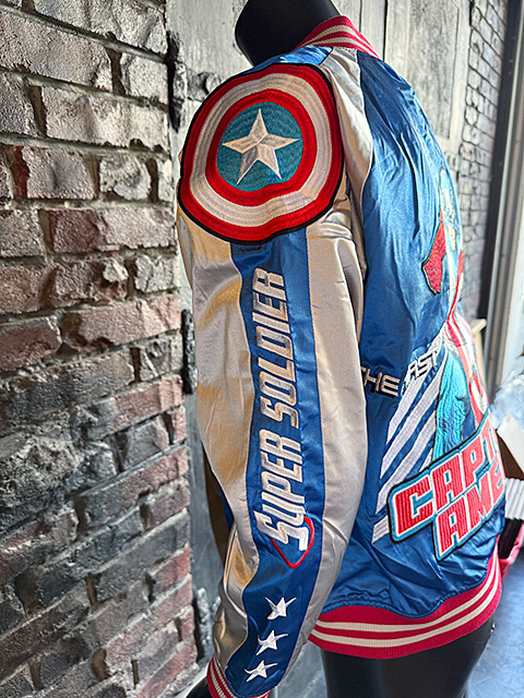 マーベル キャプテンアメリカ スカジャン Lサイズのみの展開 ユニ