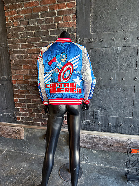 マーベル キャプテンアメリカ スカジャン Lサイズのみの展開 ユニ