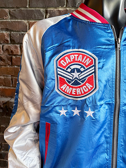 マーベル キャプテンアメリカ スカジャン Lサイズのみの展開 ユニ