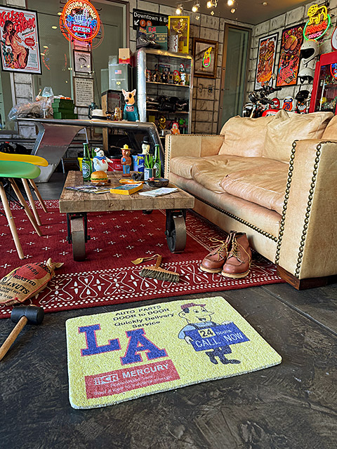 マーキュリー　PVCガレージマット　60cm　（WORKER MR.T at L.A.） ■ アメリカン雑貨 アメリカ雑貨 | MERCURY | 03