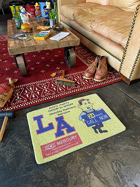 マーキュリー　PVCガレージマット　60cm　（WORKER MR.T at L.A.） ■ アメリカン雑貨 アメリカ雑貨 | MERCURY | 04