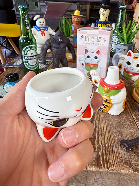 開運紹福　招き猫　とっくり　&　おちょこ　セット　商売繁盛　千客万来 ■ アメリカン雑貨 アメリカ雑貨 |  | 04