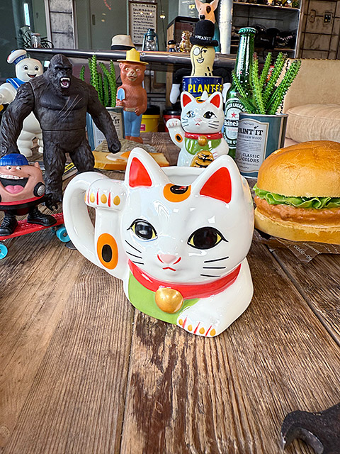 開運紹福　招き猫　マグカップ　商売繁盛　千客万来 ■ アメリカン雑貨 アメリカ雑貨 | 