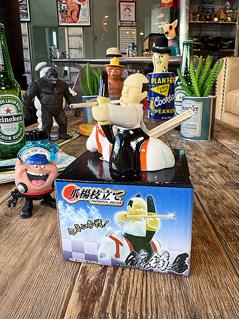 やぶさめ 爪楊枝入れ 流鏑馬 つまようじ 武士 □ アメリカン雑貨