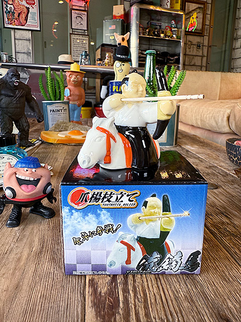 やぶさめ 爪楊枝入れ 流鏑馬 つまようじ 武士 □ アメリカン雑貨