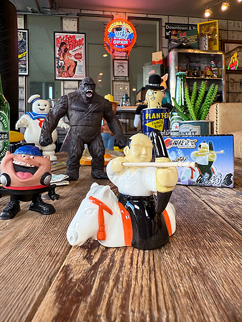 やぶさめ 爪楊枝入れ 流鏑馬 つまようじ 武士 □ アメリカン雑貨