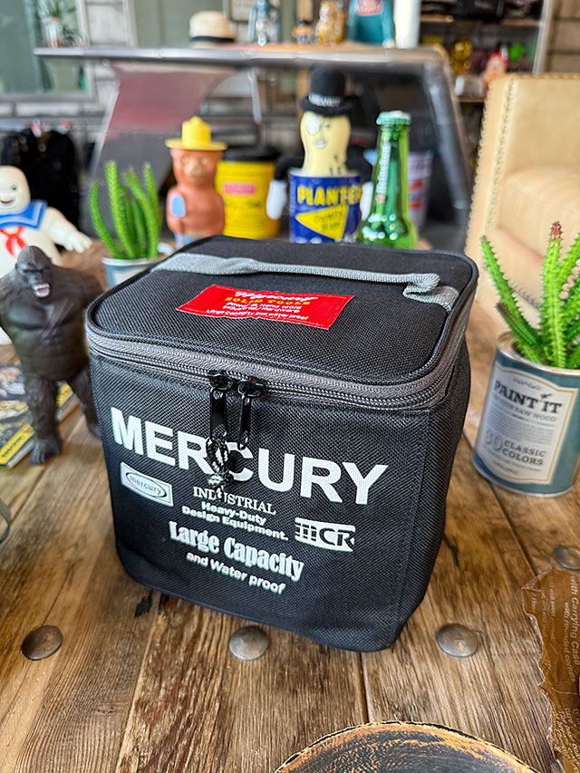 マーキュリー　パーテーションバッグ　（ブラック）　スパイスバッグ　メイクポーチ ■ アメリカン雑貨 アメリカ雑貨 | MERCURY | 01