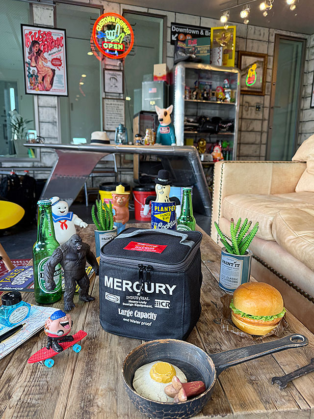 マーキュリー　パーテーションバッグ　（ブラック）　スパイスバッグ　メイクポーチ ■ アメリカン雑貨 アメリカ雑貨 | MERCURY | 07