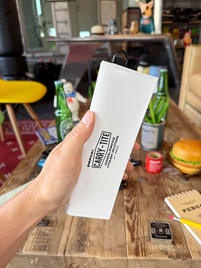 PENCO　ペンコ　キャリータイトケース　Dリング付き　（Mサイズ/ホワイト）　2WAY　収納　ポーチ　HIGHTIDE　ハイタイド |  | 01