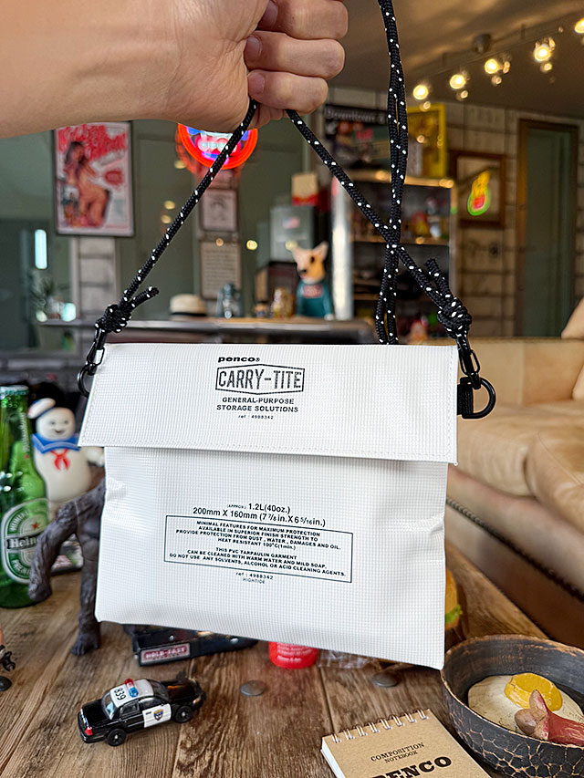 PENCO　ペンコ　キャリータイトケース　Dリング付き　（Mサイズ/ホワイト）　2WAY　収納　ポーチ　HIGHTIDE　ハイタイド |  | 06