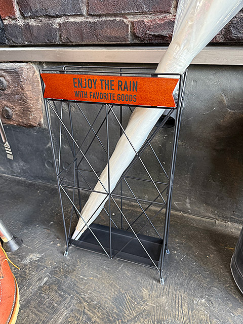 ブラックアイアン スリム アンブレラスタンド 傘立て □ アメリカン