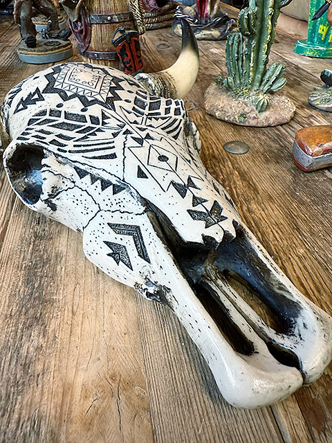 トライバル カウスカル プラーク ウォールオブジェ （アローフェザー