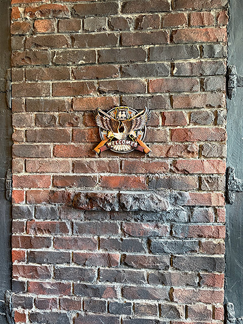 アメリカンイーグル　＆　ランダル銃　ウェルカムサイン　ウォールオブジェ　ウエスタン　壁飾り ■ アメリカン雑貨 アメリカ雑貨 |  | 05