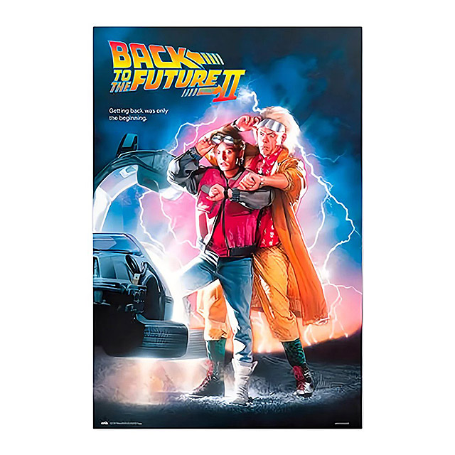 映画　バック・トゥ・ザ・フューチャー　Part2　オフィシャル　ポスター　※フレームは付属しません ■ アメリカン雑貨 アメリカ雑貨 | 