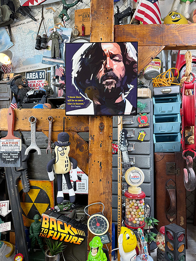 エリック・クラプトン　ポップアートフレーム　#071 ■ アメリカン雑貨 アメリカ雑貨 |  | 02