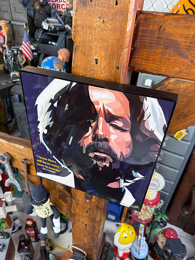 エリック・クラプトン　ポップアートフレーム　#071 ■ アメリカン雑貨 アメリカ雑貨 |  | 05