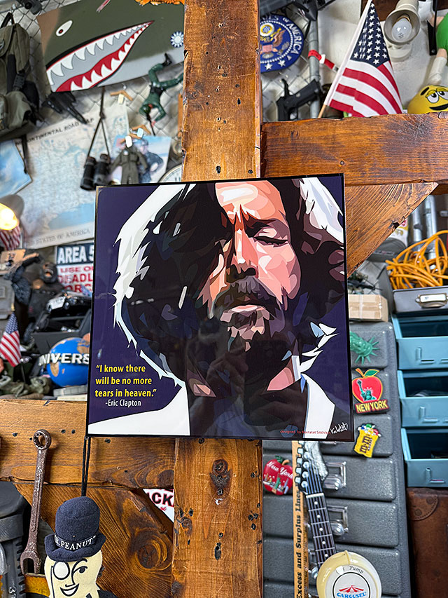 エリック・クラプトン　ポップアートフレーム　#071 ■ アメリカン雑貨 アメリカ雑貨 |  | 06