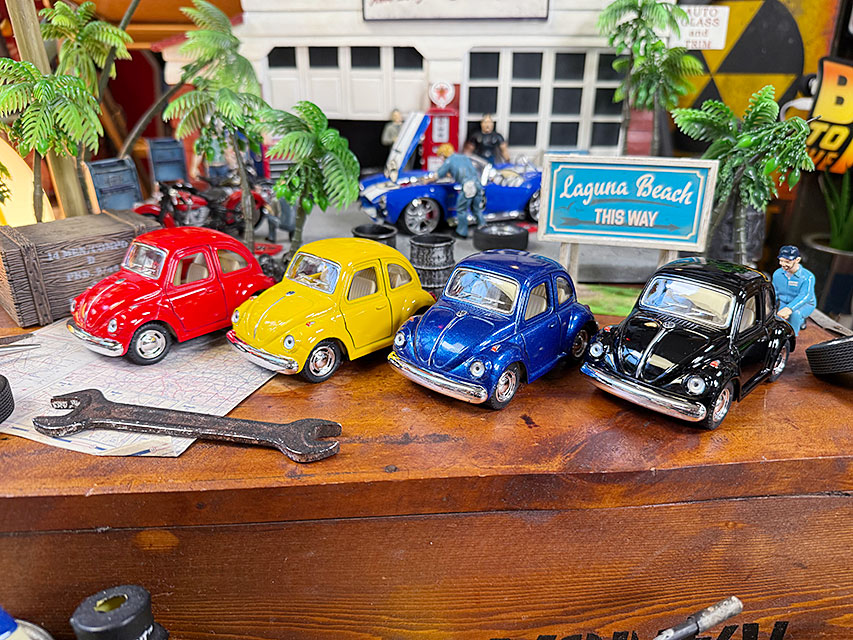 1967年 クラシックビートル ビッグファニー プルバック ミニカー （4台