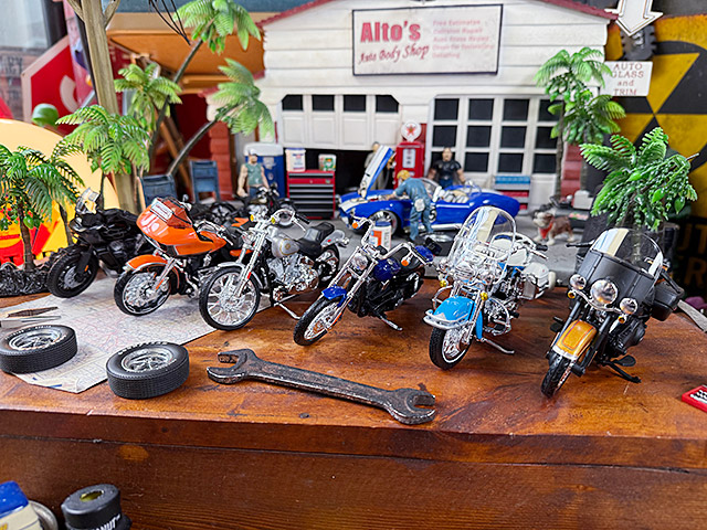 マイスト ハーレーダビッドソン ダイキャスト バイク ミニカー 6台