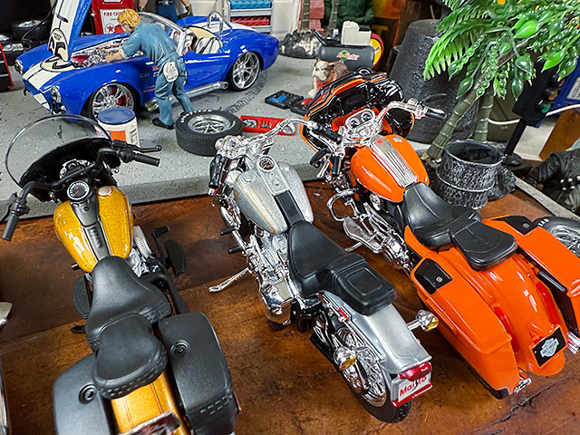 マイスト ハーレーダビッドソン ダイキャスト バイク ミニカー 6台