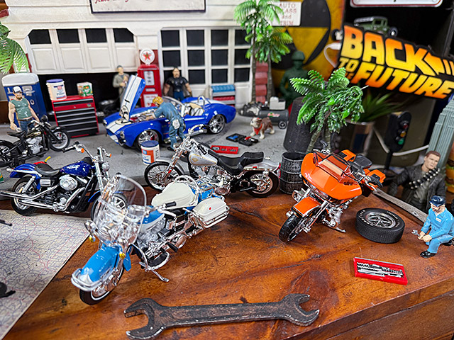 マイスト ハーレーダビッドソン ダイキャスト バイク ミニカー 6台
