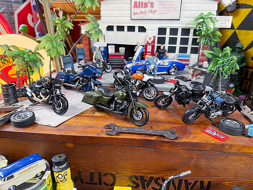 マイスト ハーレーダビッドソン ダイキャスト ミニカー 6台セット 1/18