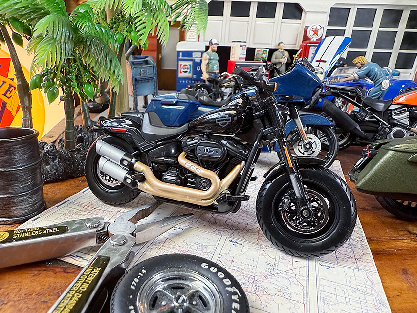マイスト ハーレーダビッドソン ダイキャスト ミニカー 6台セット 1/18