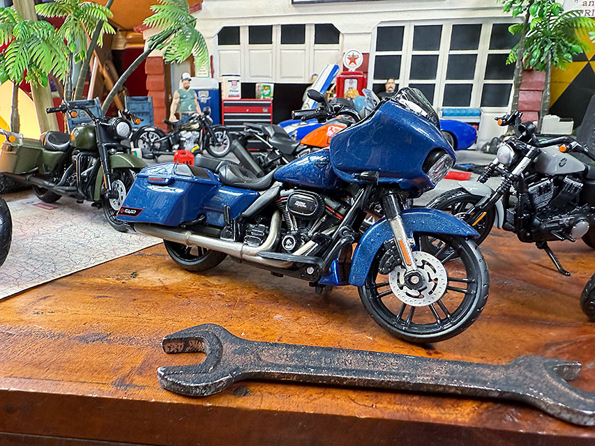 マイスト ハーレーダビッドソン ダイキャスト ミニカー 6台セット 1/18