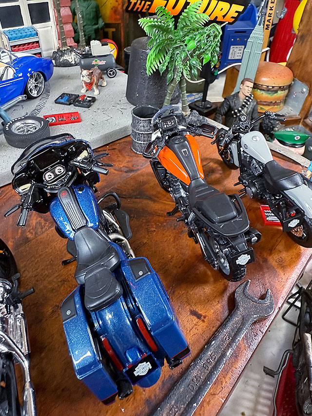 マイスト ハーレーダビッドソン ダイキャスト ミニカー 6台セット 1/18