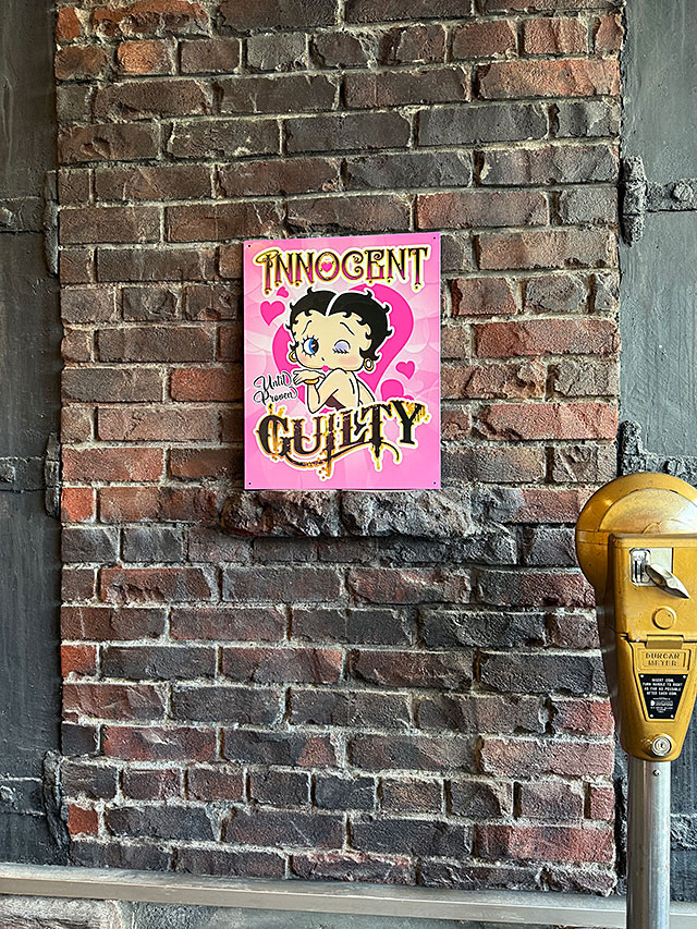 ベティ・ブープ　ブリキ看板　（BOOP GUILTY） ■ アメリカン雑貨 アメリカ雑貨 爆買 |  | 02