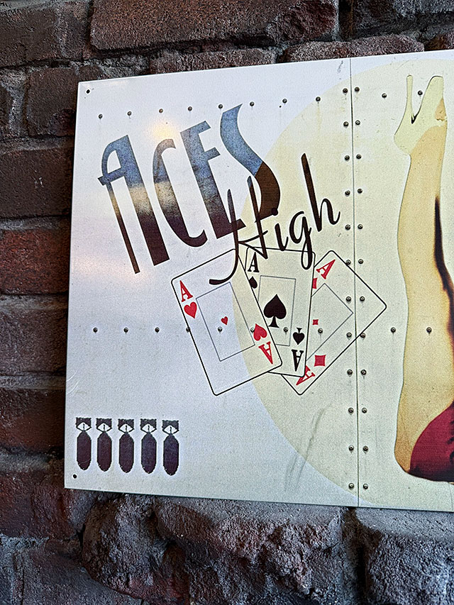 ミリタリー　ピンナップガール　アート　ブリキ看板　（ACES HIGH） ■ アメリカン雑貨 アメリカ雑貨 |  | 02