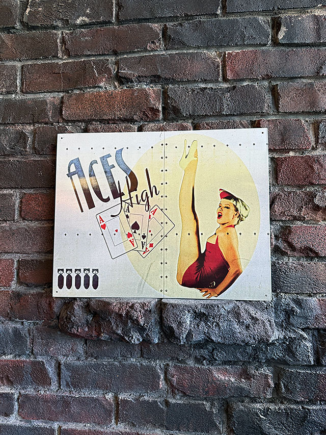ミリタリー　ピンナップガール　アート　ブリキ看板　（ACES HIGH） ■ アメリカン雑貨 アメリカ雑貨 |  | 04