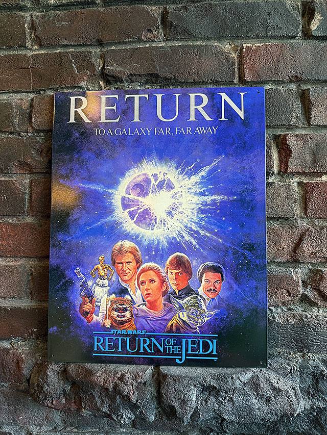 スターウォーズ　1983年公開　エピソード6　ジェダイの帰還　ブリキ看板 ■ アメリカン雑貨 アメリカ雑貨 | 