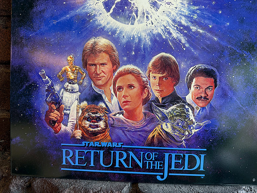 スターウォーズ　1983年公開　エピソード6　ジェダイの帰還　ブリキ看板 ■ アメリカン雑貨 アメリカ雑貨 |  | 01