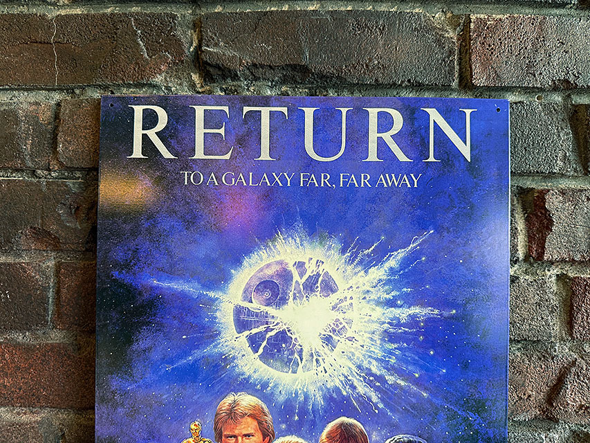 スターウォーズ　1983年公開　エピソード6　ジェダイの帰還　ブリキ看板 ■ アメリカン雑貨 アメリカ雑貨 |  | 02