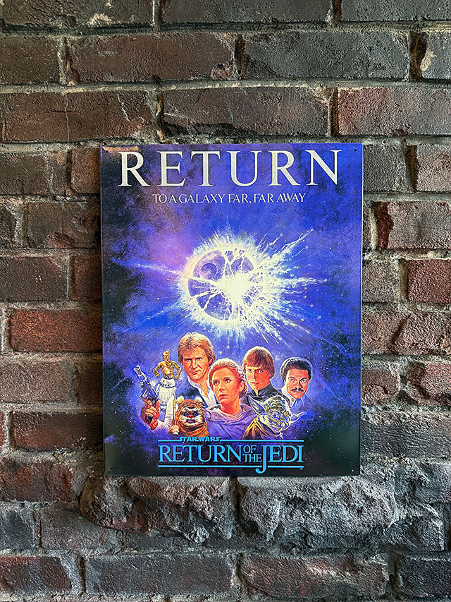 スターウォーズ　1983年公開　エピソード6　ジェダイの帰還　ブリキ看板 ■ アメリカン雑貨 アメリカ雑貨 |  | 04