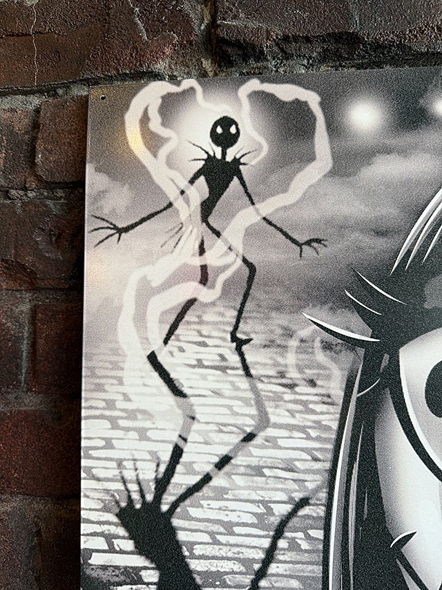 ナイトメア・ビフォア・クリスマス　ブリキ看板　（シルエット） ■ アメリカン雑貨 アメリカ雑貨 |  | 01