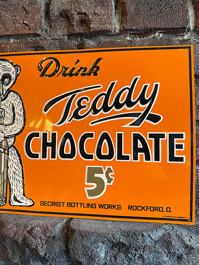 テディ　チョコレート　ドリンク　メタルサイン　看板 ■ アメリカン雑貨 アメリカ雑貨 爆買 |  | 02