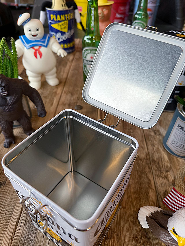 コロナ　キャニスター缶　スクエアタイプ　（ボトルラベル）　コロナビール　■ アメリカン雑貨 アメリカ雑貨 |  | 03