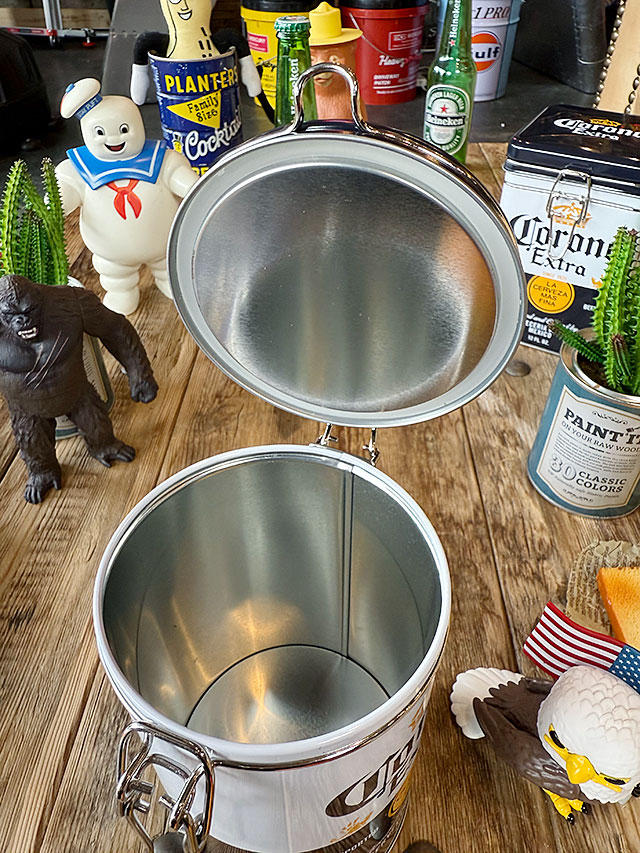 コロナ　キャニスター缶　ラウンドタイプ　（ボトルラベル）　コロナビール　■ アメリカン雑貨 アメリカ雑貨 爆買 |  | 02