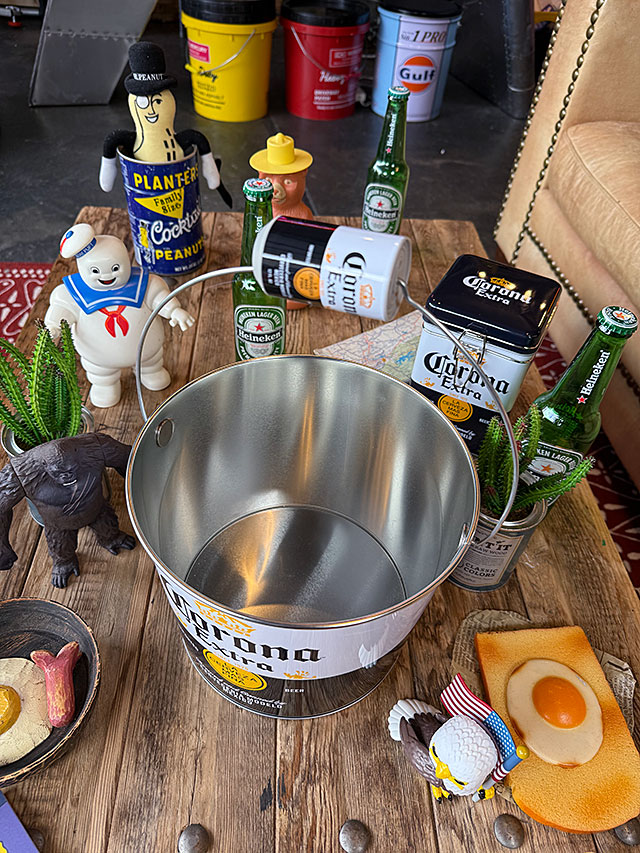 コロナビール ビール缶ハンドル ティンバケツ （ボトルラベル