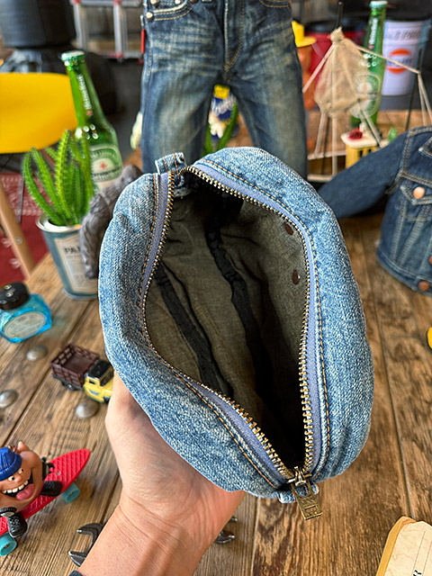 アライヤン　ジーンズ　ポーチ　岡山産デニム　MADE IN JAPAN ■ アメリカ雑貨 アメリカン雑貨 |  | 04