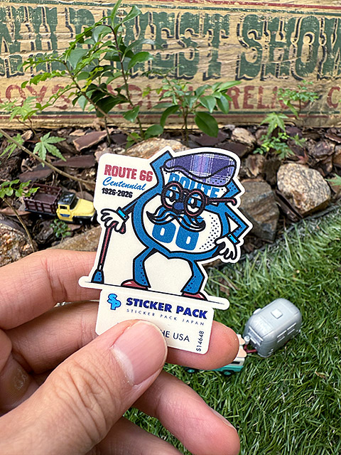 ステッカーパック　アウトドア　ステッカー　ルート66シリーズ　Sサイズ　（ルート66　シニア）　MADE IN U.S.A.　耐水＆耐光素材　PVC |  | 02