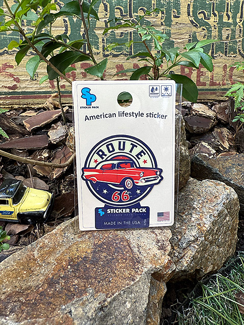 ステッカーパック　アウトドア　ステッカー　ルート66シリーズ　Sサイズ　（ルート66　クラシックスモール）　MADE IN U.S.A.　耐水＆耐光 |  | 03