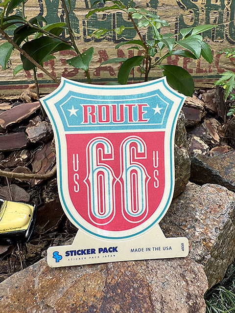 ステッカーパック　アウトドア　ステッカー　ルート66シリーズ　Lサイズ　（ルート66　オールドファッション）　MADE IN U.S.A.　耐水 耐光 | 