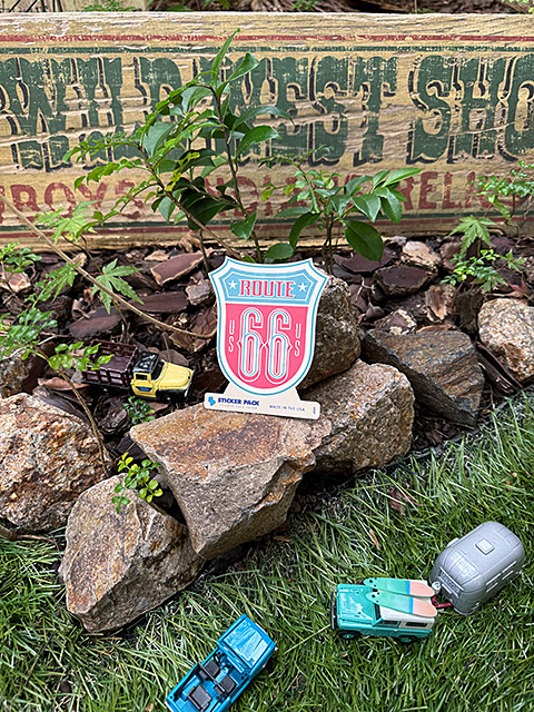 ステッカーパック　アウトドア　ステッカー　ルート66シリーズ　Lサイズ　（ルート66　オールドファッション）　MADE IN U.S.A.　耐水 耐光 |  | 01